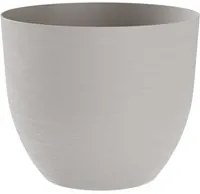 Vaso A Ciotola Over per Esterno-Interno Polietilene Effetto Ruvido Riserva D'acqua 38cm coloreCloud (bianco) AMZOVER38CL