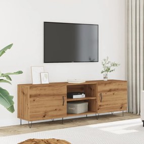Mobile Porta Tv Rovere Artigianale 150x30x50cm İn Truciolato /