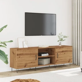 Mobile Porta Tv Rovere Artigianale 150x30x50cm İn Truciolato /