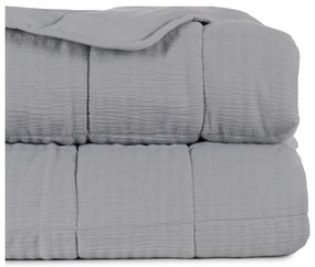 Copriletto grigio con rivestimento trapuntato 180x260 cm – Ixia