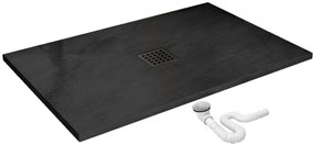 Piatto doccia Rea Black Rock 90x120