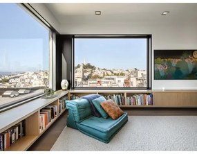 APLED - Lampada LED SQUARE WOODLINE LED/6W/230V 4000K 12x12 cm cenere legno solido