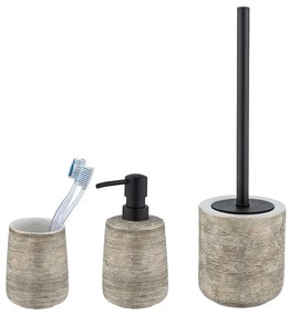 Set di accessori da bagno in ceramica marrone Fedio - Wenko