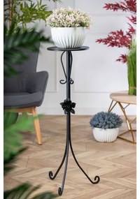 Portafiori 95x39 cm nero