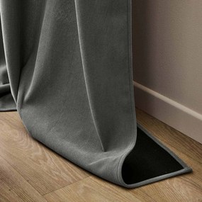 Tenda termoisolante color antracite in velluto a coste 140x260 cm Madison – douceur d'intérieur
