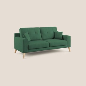 Danish divano moderno in tessuto morbido impermeabile T02 verde