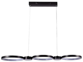 Lampadario LED a sospensione con filo LED/38W/230V 4000K nero