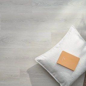 Pavimento SPC passaggio intenso Mediterraneo grigio Sp 5.3 mm con sottopavimento integrato 2.24 m²