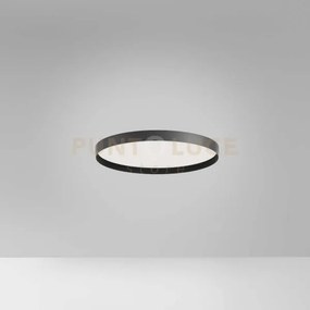 Acelia p/p - plafoniera led nero 3000k-4000k 2000-2100lm 30w d.40cm...