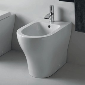 Bidet a Terra Ceramica Cielo Bianco Lucido "Enjoy 53"