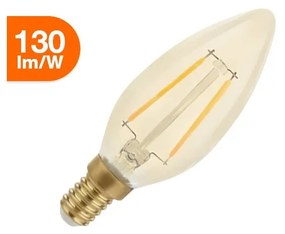 Lampada LED 2W filamento Ambrata E14 260lm Colore  Bianco Caldo 2.700K