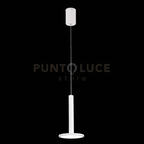Tua, lampada a sospensione, bianco , led/9w 3000k 800lm , ø 15 h150...