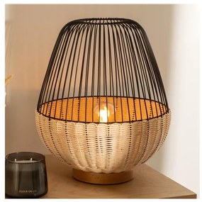 Atmosphera - Lampada da tavolo ANEA 1xE27/40W/230V rattan