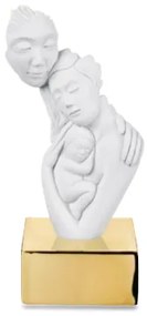 BONGELLI PREZIOSI STATUETTA FACE FAMIGLIA H 20 cm