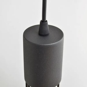 Lampadario a sospensione con filo MELODY 3xE27/15W/230V nero