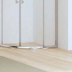 Box doccia 80x80cm semicircolare altezza ridotta 170 cm | CHIARA CURV-R - KAMALU