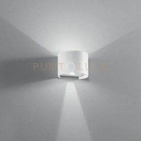 Applique biemissione led delta bianca 10w 700lm cct 3000k / 4000k i...