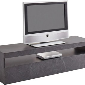 Mobile per TV burrata L 130 x H 36.2 x P 45 cm grigio scuro