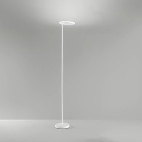 Piantana Moderna Ophelia Metallo Bianco Acrilico Led 15W 3000K