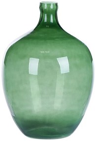 Vetro Vaso decorativo 39 Verde ROTI Beliani