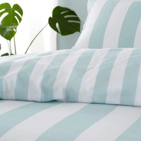 Biancheria da letto blu e bianca per letto matrimoniale 200x200 cm Cove Stripe - Catherine Lansfield