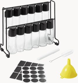 Set porta spezie con barattoli Positano 18 pz