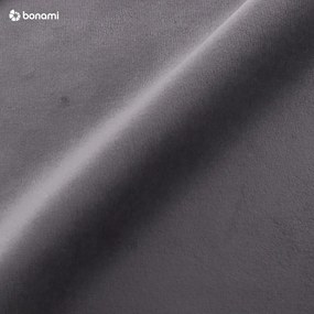 Letto matrimoniale imbottito grigio con contenitore con griglia 180x200 cm Kelp - Micadoni Home