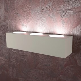 Applique Moderna Area Metallo Sabbia 6 Luci Gx53