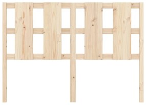 Testiera letto 125,5x4x100 cm in legno massello di pino