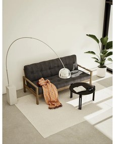 Tavolino rotondo nero in legno di pino ø 80 cm Sticks - Karup Design