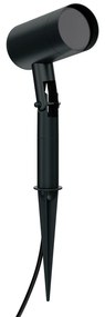 Faretto con Picchetto GU10 da Giardino Orientabile Serie SHADOW - Nero Colore del corpo Nero