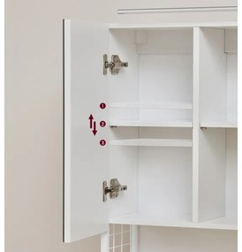 Mobile da bagno con specchio SKY bianco