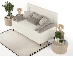 Letto singolo imbottito beige 80x200 cm Alba - Maison de Rêve