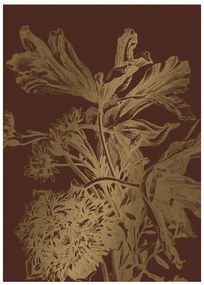 KEK Amsterdam Carta da parati panoramica Engraved Flowers Gold 5 - M