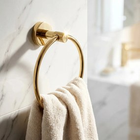 Portasciugamano da bagno Ring 6610 Modern Gold
