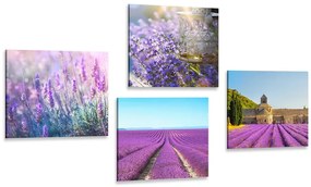 Set di quadri – Per gli amanti della lavanda