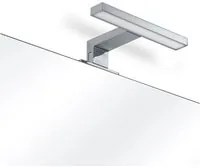 Lampada a Led con telaio di fissaggio per specchi con e senza cornice by Gedy - Cromata