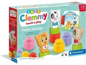 Set di Costruzioni Baby Born Cubes &amp; animals Soft Clemmy (FR) 9 Pezzi Libro