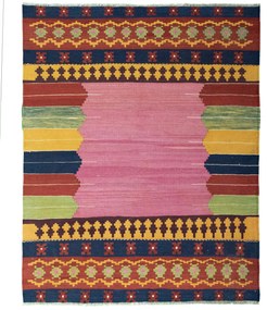 Kilim Tappeto 150 x 180 (Iran) Tessuto A Mano