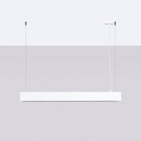 Sollux SL.1394 - Lampadario LED a sospensione con filo SPARK 1xG13/8,5W/230V bianco