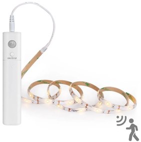 Aigostar - Striscia LED dimmerabile con sensore 1m LED/2W/4xAAA 3000K IP65