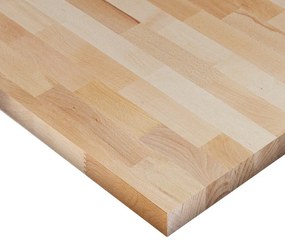Piano cucina in legno faggio L 250 x P 65 cm, spessore 2.6 cm