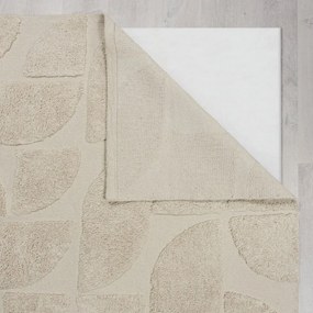 Tappeto in cotone intrecciato a mano color crema 120x170 cm Ada Arch Geo - Flair Rugs
