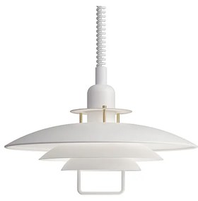 Belid - Primus II Lampada a Sospensione Ø43 Matt White/Brass Belid