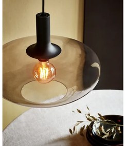 Nordlux - Lampadario a sospensione con filo ALTON 1xE27/60W/230V nero