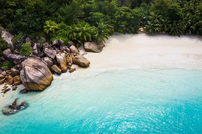 Carta da parati autoadesiva – Costa delle Seychelles