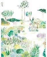 Isidore Leroy Carta da parati panoramica Jardin de France - Original Panel A