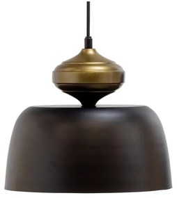 Lampada a sospensione nera con paralume in metallo ø 31 cm Linne - WOOOD