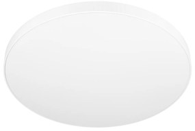 Plafoniera Contemporanea Zubieta A Acciaio Bianco Led Integrato 32W 2700 6500K