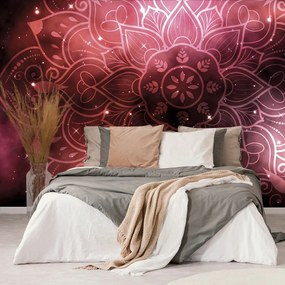 Carta da parati – Mandala con sfondo galattico